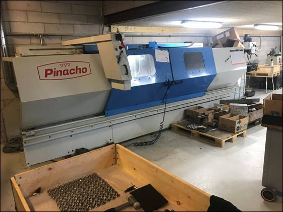 Pinacho teach in lathe